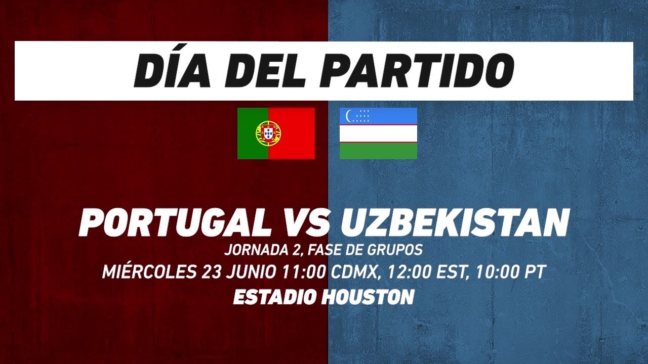 Portugal vs Uzbekistan, frente a frente: Futbol