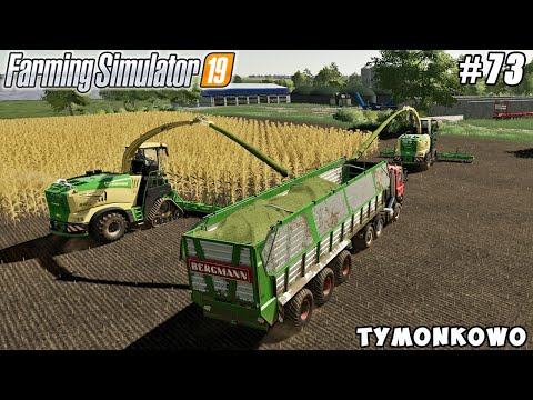 Chopping corn w/ two KRONE BiG X 1180 forage harvesters | Tymonkowo | Farming simulator 19 | ep #73