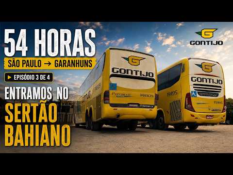 ENTRAMOS no SERTÃO BAHIANO! A viagem de SÃO PAULO até GARANHUNS continua (Ep.3)