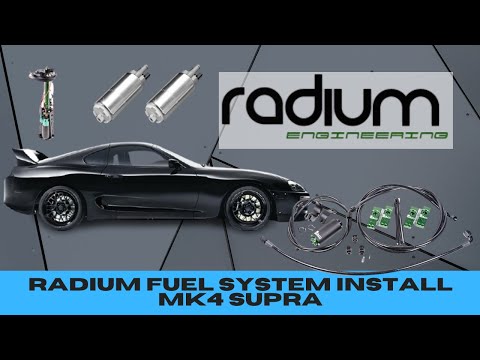 JDM Toyota MK4 Supra Radium Engineering Fuel System Install
