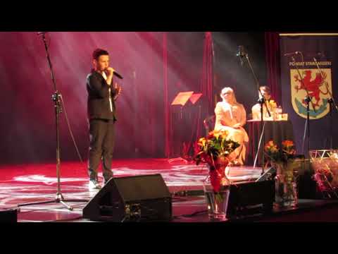 Eryk Kucharski, uczestnik The Voice Kids 7, na scenie SCK w Stargardzie