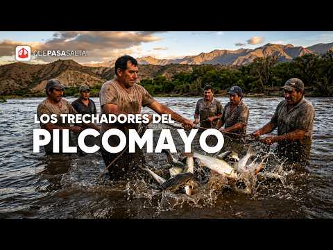 LOS TRECHADORES DEL PILCOMAYO: La técnica extrema de los pescadores de Salta | #QPSINFORMES