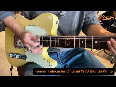 Fender Telecaster 1973 Original Blonde White image 25