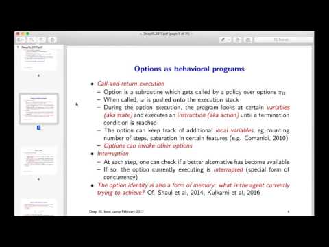 DeepHack.RL: Doina Precup - Temporal abstraction in reinforcement learning