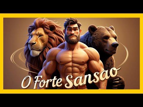 💪 O Forte Sansão l O Homem Mais Forte do Mundo l Música Gospel Infantil 💪