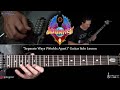 Separate Ways (Worlds Apart) Guitar Solo Lesson - Journey