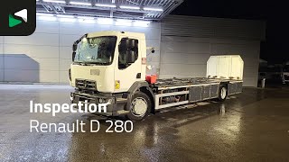 Camion plateau Renault D 280 4X2 19.5tonner ADR chassis full air Automatic Euro 6 | Image 4 - Autoline