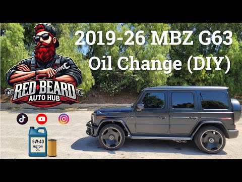 Thumbnail for 2024 Mercedes G63 AMG Oil Change | How to Change Oil W463 by BMW, Mercedes-Benz, Car
