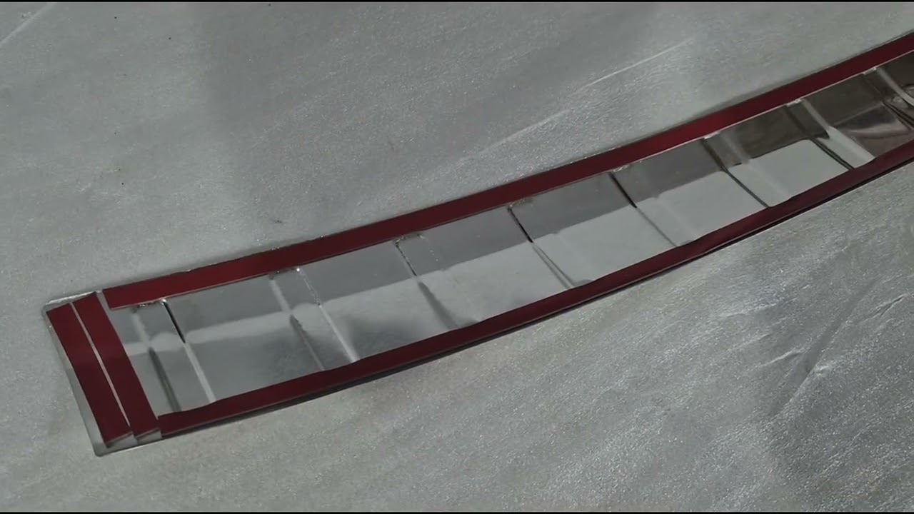 Накладка на задній бампер Carmos (нерж, глянець) Video 1