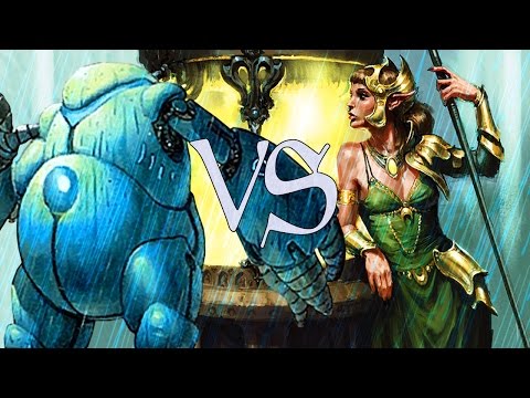 MtG Pauper Gameplay - Affinity VS Elves