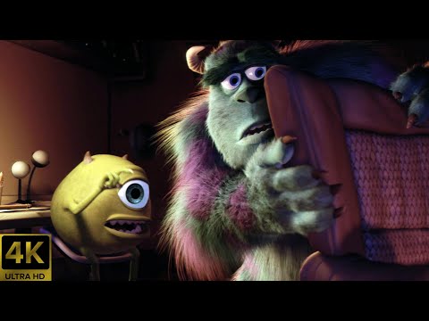 4K Extrem Low Light] Monsters, Inc. Mike & Sulley to the Rescue