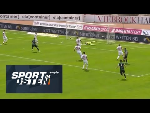 Preußen Münster - Hallescher FC: Die Tore (31.05.2020) | Sport im Osten | MDR