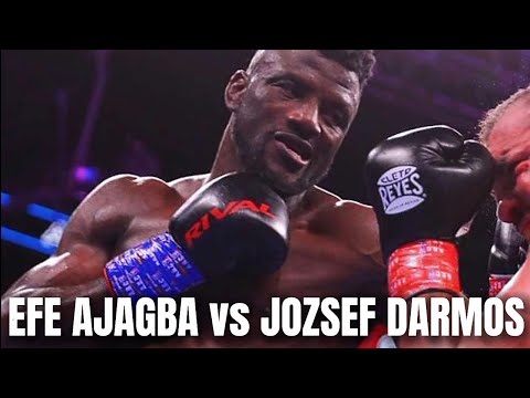 EFE AJAGBA VS JOZSEF DARMOS BOXING HIGHLIGHTS