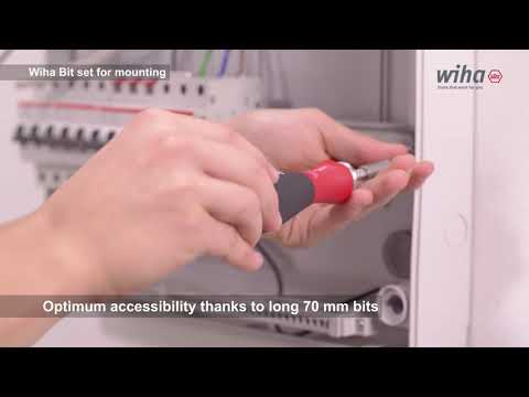 Jeu d’embouts de montage 70 mm – 19 pièces WIHA