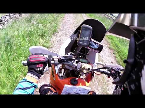 North of Tideswell (PD71) Derbyshire (Peak District) - Motorcycle Trail Riding in England