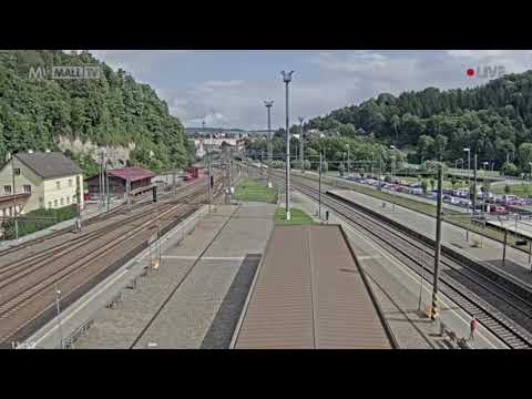 Staniční hlášení a vlak Ústí nad Orlicí - R 888 + Zpoždění + Zpoždění vlaku R 866, 26.8.2021