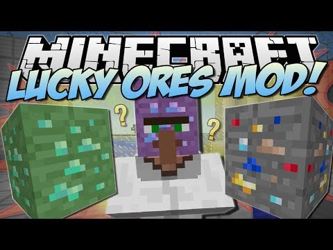 Minecraft | LUCKY ORES MOD! (What Will You Find?!) | Mod Showcase Video