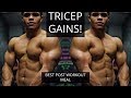 Tricep Workout Explained & Post Workout Meal | Legend London