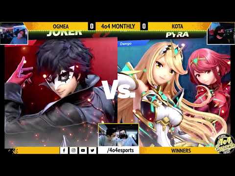 SSBU - 4o4 Smash Monthly 2 - 4o4| Omega (Joker) vs Kota (Mythra, Pyra) - Winners Quarter-Final