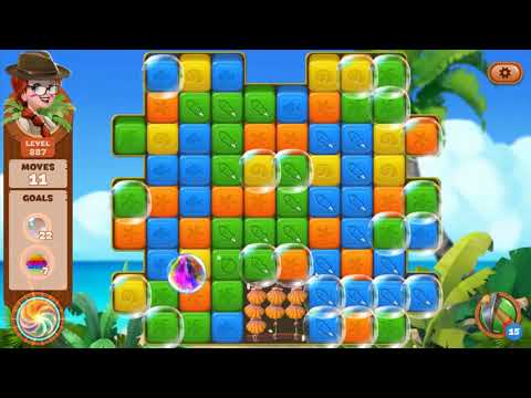 Lost Island Blast Adventure Level 887 NO BOOSTERS - A S GAMING