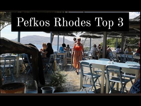 Pefkos for lunch  Lardos for dinner and back to Pefkos for cocktails  Rhodes at its best.