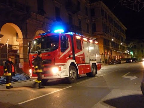 Vigili Del Fuoco arrivano su incendio appartamento - Pompieri in azione[intervento in diretta]