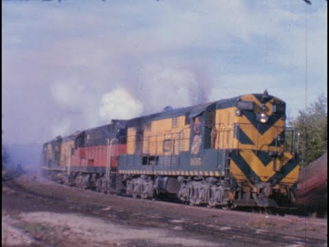 Railroads of Michigan's Upper Peninsula in the Early to Mid 1960s - The Clint Jones, Jr. Movies.