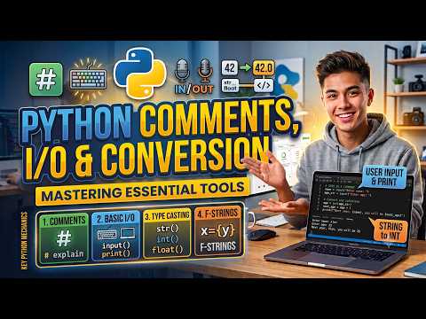 Comments Basic Io And Type Conversion In Python Hindi