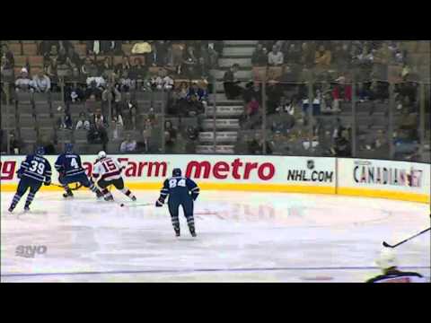Matt Frattin Goal - Leafs 2 Vs Devils 2 - 12.06.11 (HQ)