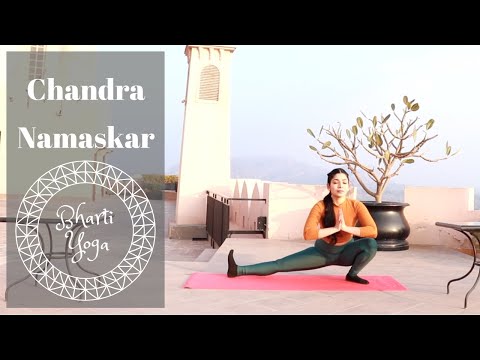 Chandra Namaskar | Step by Step Moon Salutation | Bharti Yoga