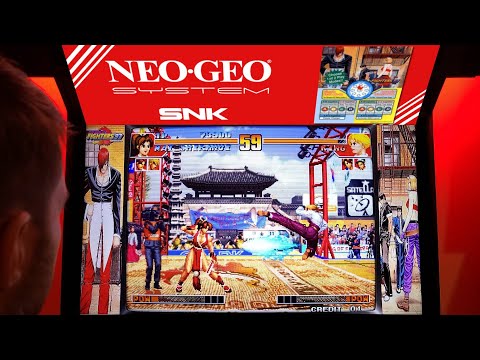 The King of Fighters '97 Arcade Cabinet MAME Gameplay w/ Hypermarquee - YouTube