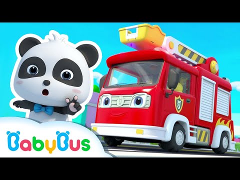 Mașina de pompieri Ni-No Ni-No 🚒 Cântece cu mașini pentru copii - Misiune de salvare cu BabyBus