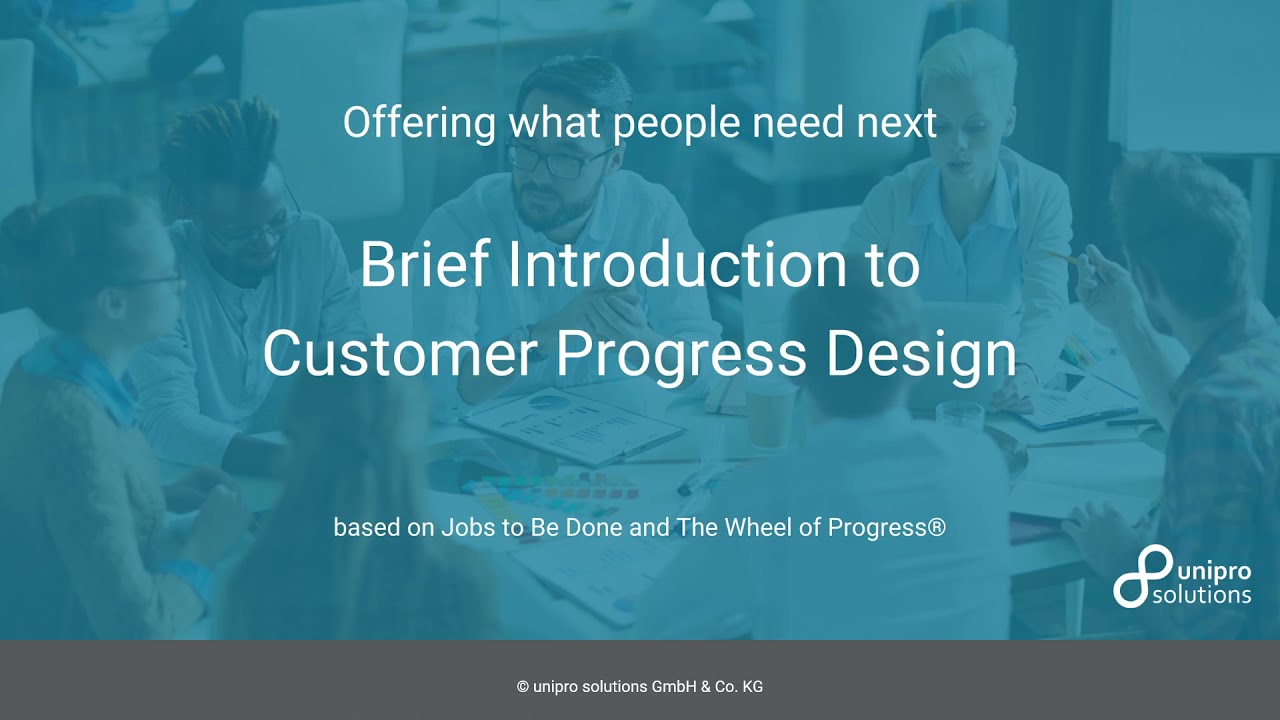 Brief Introduction to Customer Progress Design