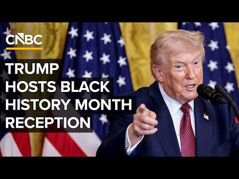 President Trump hosts Black History Month reception at the White House &mdash; 2/18/2026