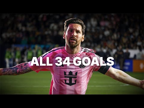 Leo Messi — All 34 Goals for Inter Miami (2025)