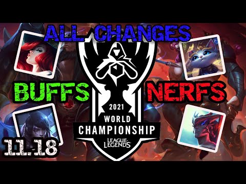 11.18 WORLDS PATCH NOTES - ALL CHANGES