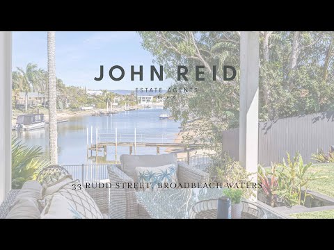 33 Rudd Street, Broadbeach Waters, QLD 4218, 4房, 3浴, 独立屋