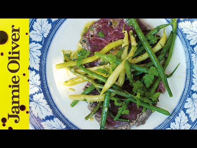 Beef carpaccio salad video | Jamie Oliver