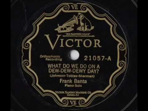 ODD RAGTIME Frank Banta (piano) Howard Kopp (drums) "Calico Rag" on Columbia A2241