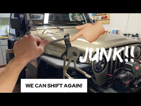 Novak Cable Shifter Install on our Jeep Wrangler TJ!