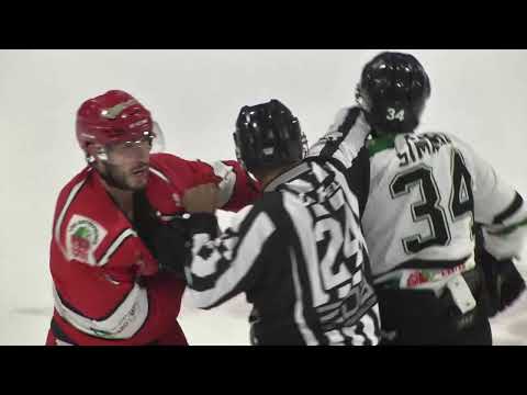 Simon Desmarais vs Jean-Philip Chabot (2 minutes pour rudesse) - 22-10-22