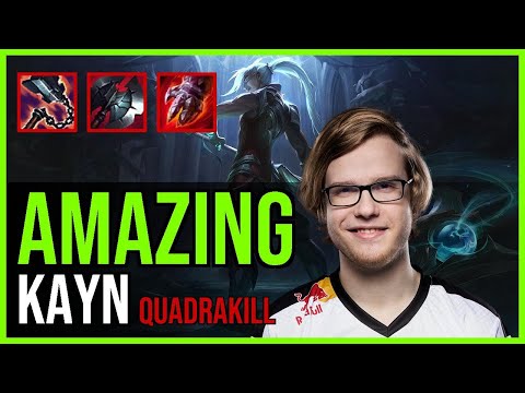 Amazing - KAYN vs. KHA'ZIX Jungle | EUW Master | QUADRAKILL