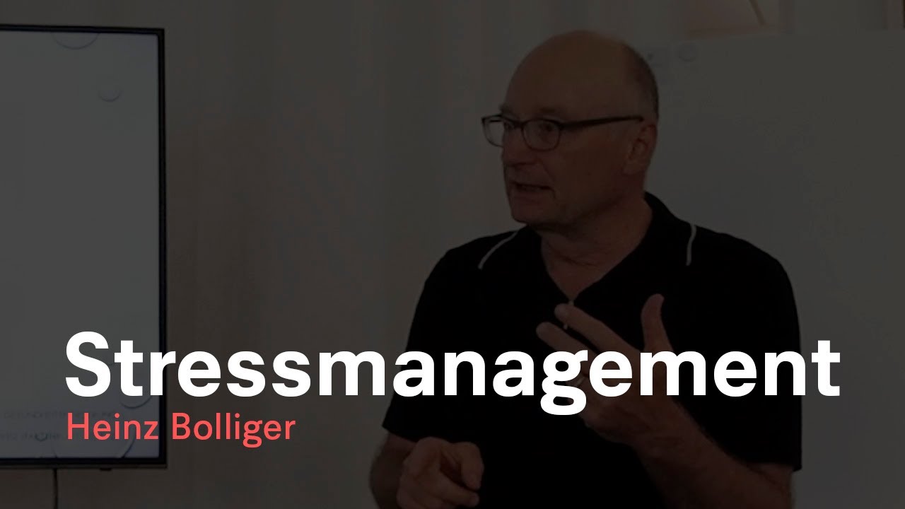Video zu Stressmanagement: Sechs Tipps gegen Stress von Heinz Bolliger-Salzmann