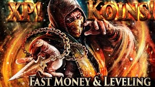 Mortal Kombat X - Crazy Money Glitch & XP Tips (Koins + Rank Up)