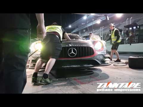 HANKOOK 24h Dubai 2017 Black Falcon Mercedes AMG GT3 6200cc Pitstop