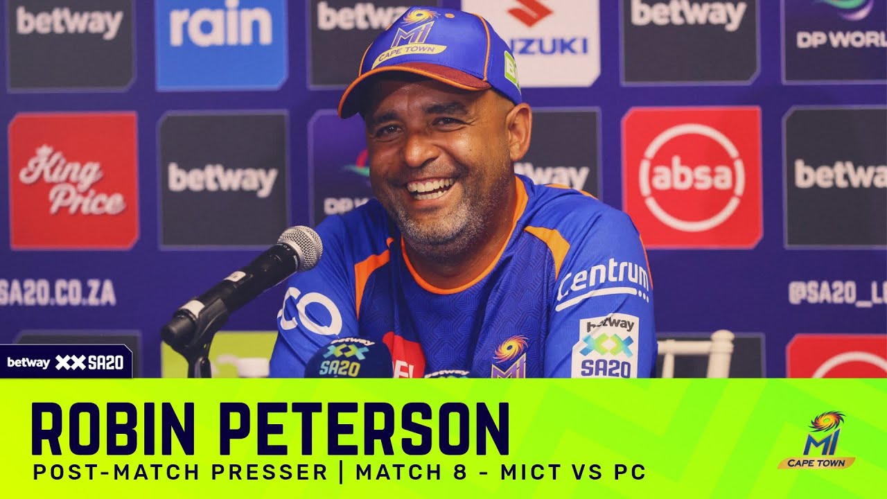 Robin Peterson, MI Cape Town | MICTvPC Post-match presser