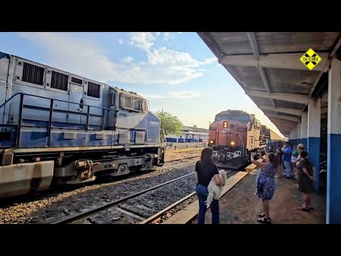 Novo Trem da Rumo em Santa Fé do Sul (SP) 
