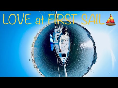 LOVE AT FIRST SAIL  ... SAILING OFF THE COAST OF LONG BEACH