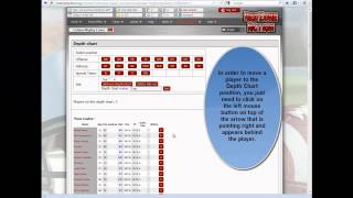 How to set the Depth Chart in RedZoneAction.org