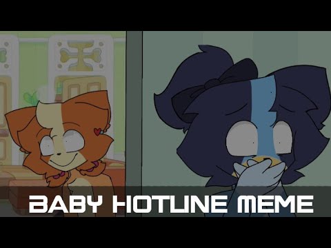 Baby Hotline Meme | Bluey Horror AU ( Flipaclip)